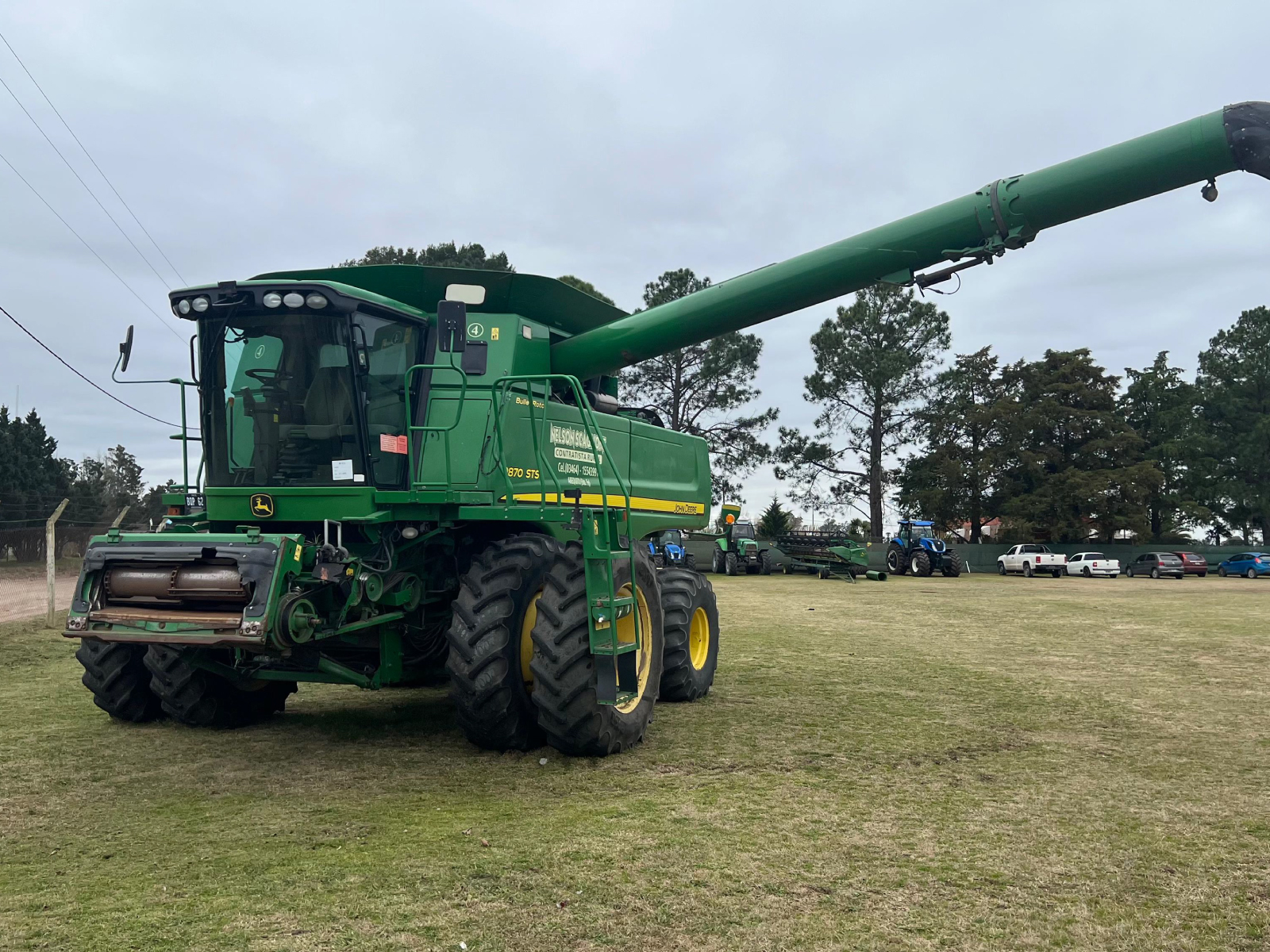 Cosechadora John Deere 9870, año 2008
