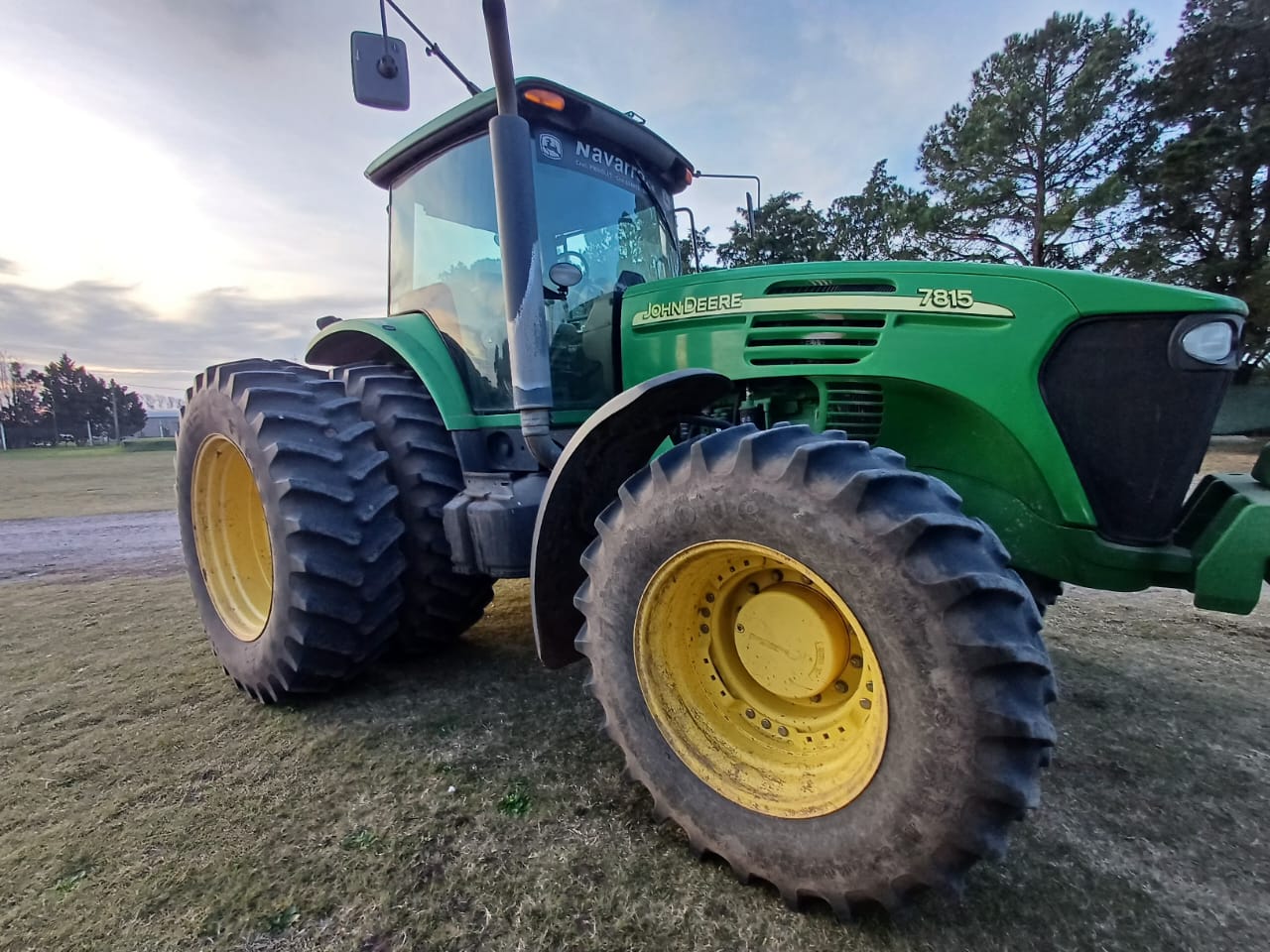 Tractor John Deere 7815, año 2010
