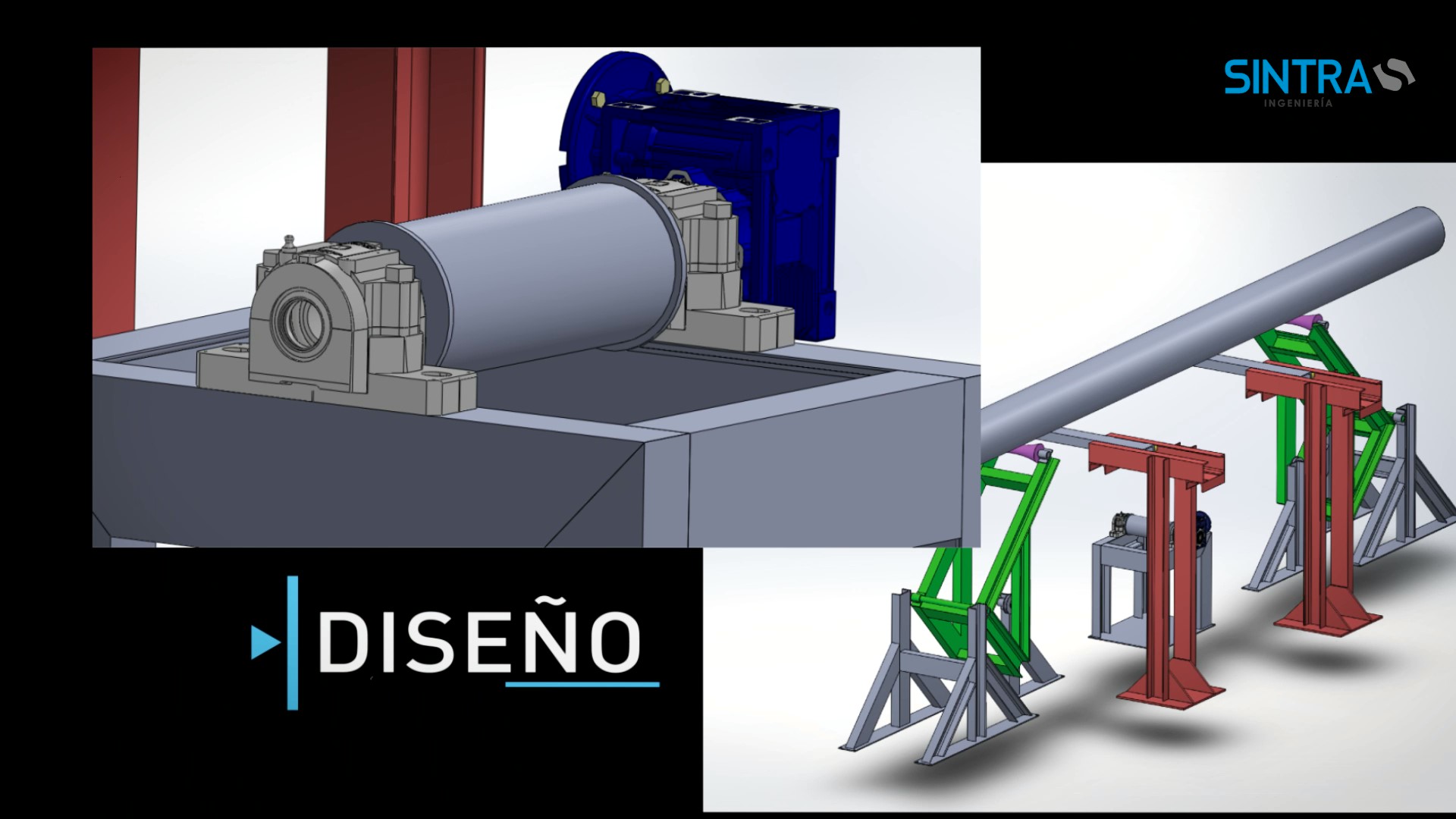 Elevador para matriz de tubo.